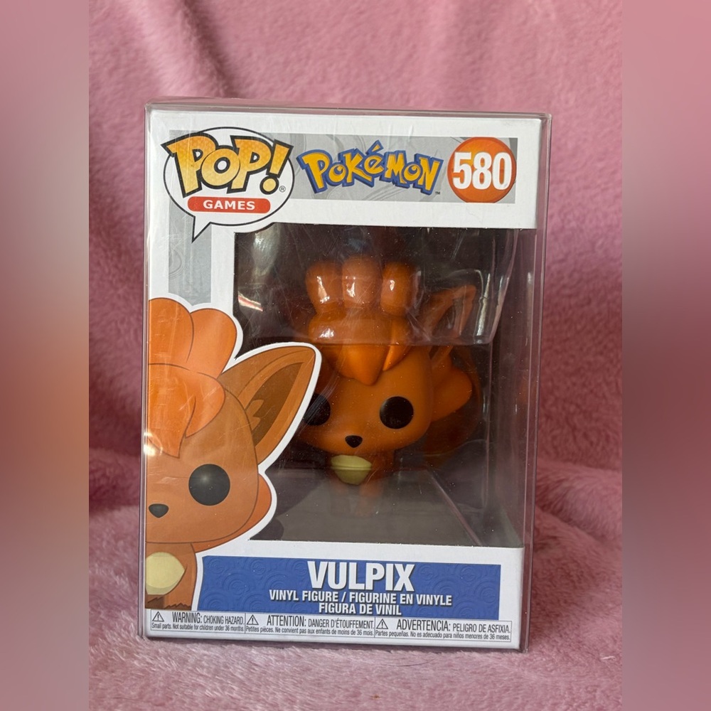 Pokemon Funko Pop vulpix new with pop protector
